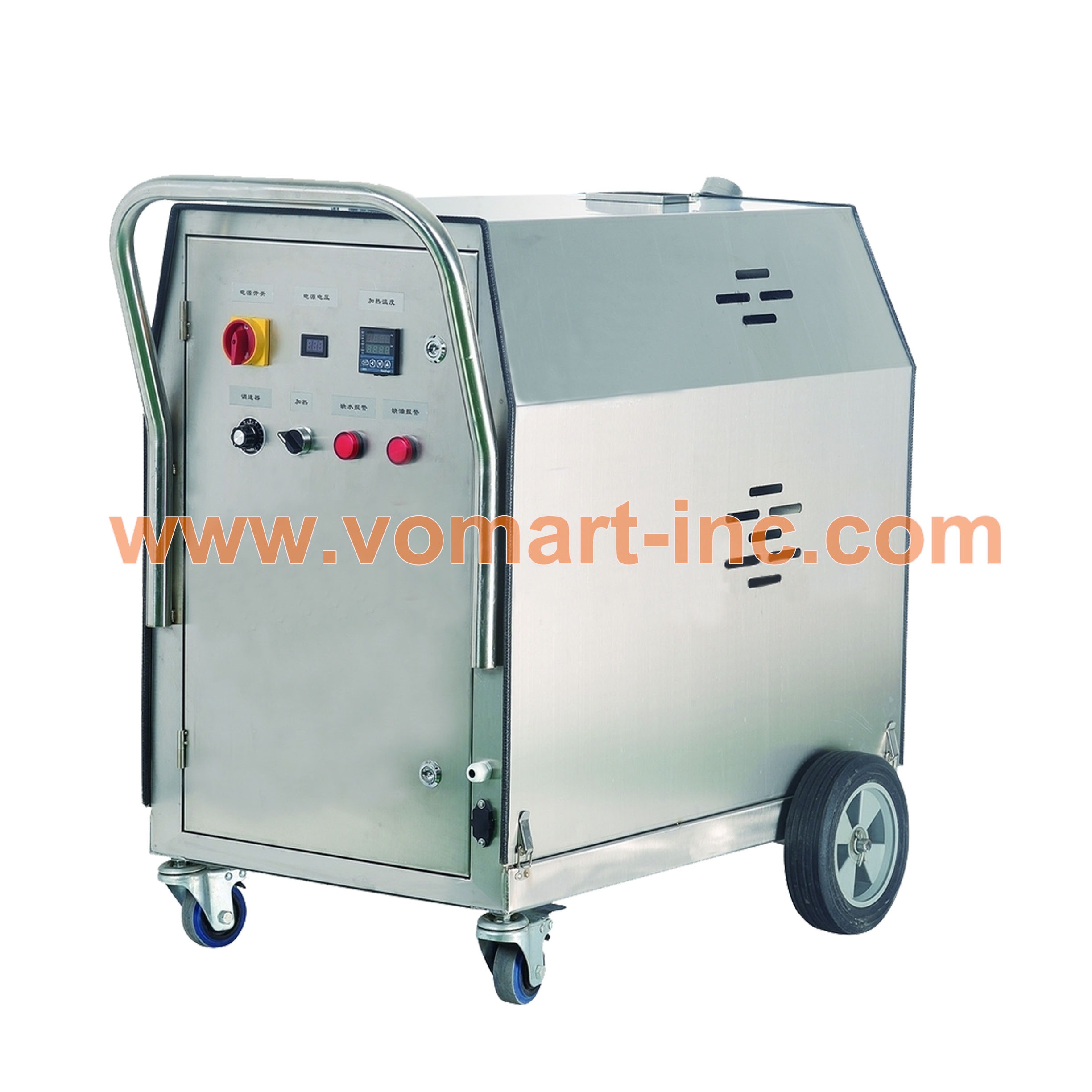 VTD20A Battery Diesel Mobile Steam Car Wash Machine - Vomart-Mobile steam car  wash machine , hot/cold water high pressure wash machine ,automatic car  wash machine,car lift and other equipment.